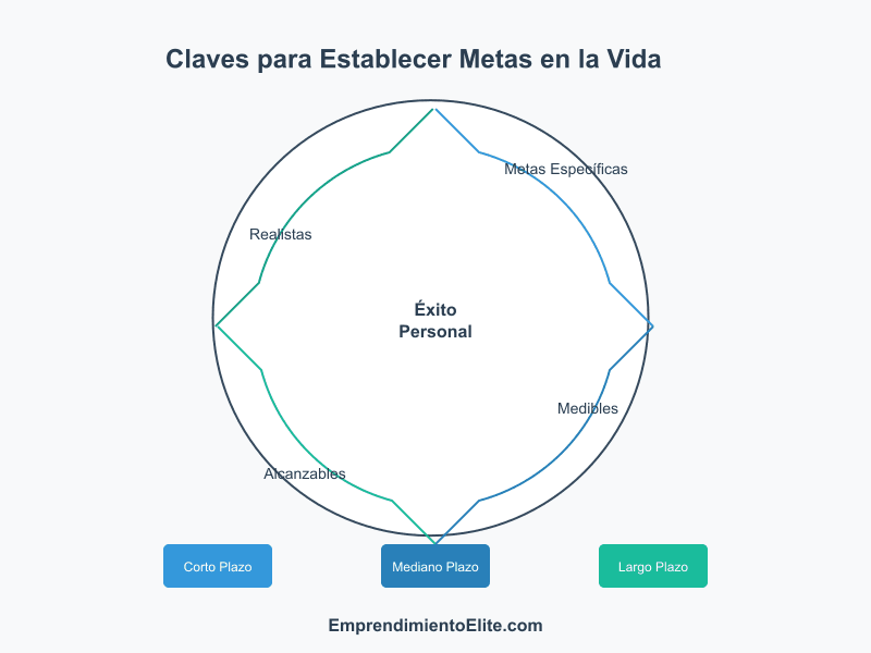 metas en la vida infografía